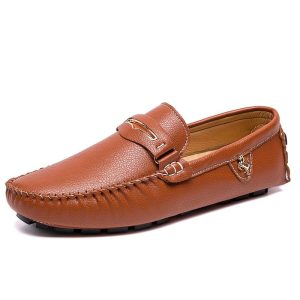 penny loafers men big size leather moccasins casual shoes mens driving shoes outdoor slip on men 4