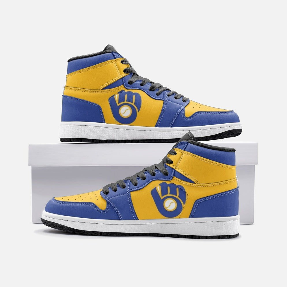 Milwaukee Brewers Air Jordan 4 Sneakers Shoes For Men And Women