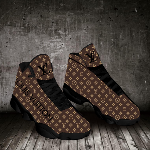 louis vuitton lv brown air jordan 13 sneakers shoes gifts for men women ht ksoevkswgj
