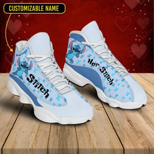 Stitch Air Jordan 13 Sneakers , store Custom Shoes Athletic Running Men's Shoes Women's Shoes , Stitch Hypebeast Run Casual Sneakers