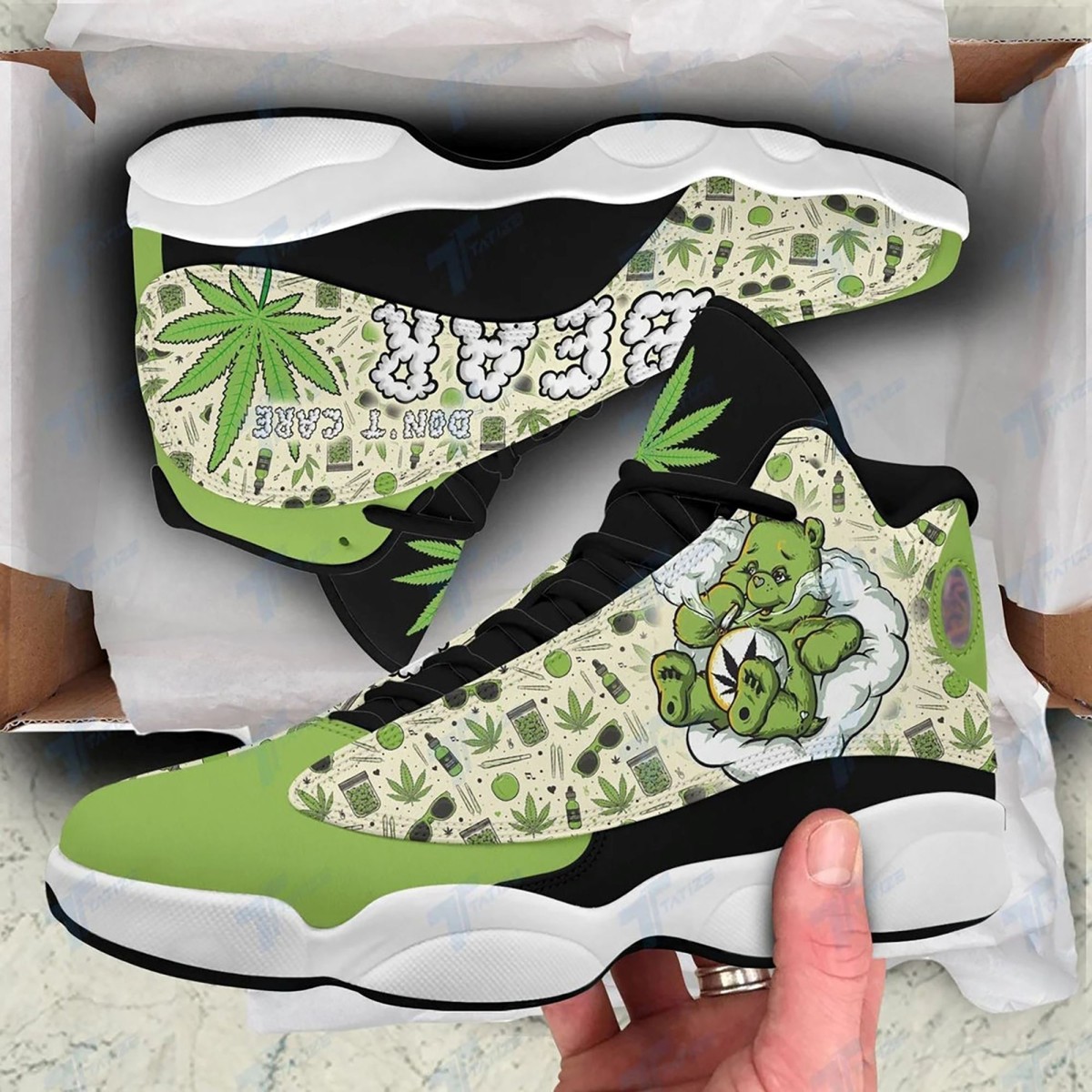 Personalized 420 Shoes, Air Jordan 13 For Men and Women, Weed Sneaker, Cannabis cheapest Shoes, 420 Cannabis Psychedelic Marijuana Lover, 420 Shoes