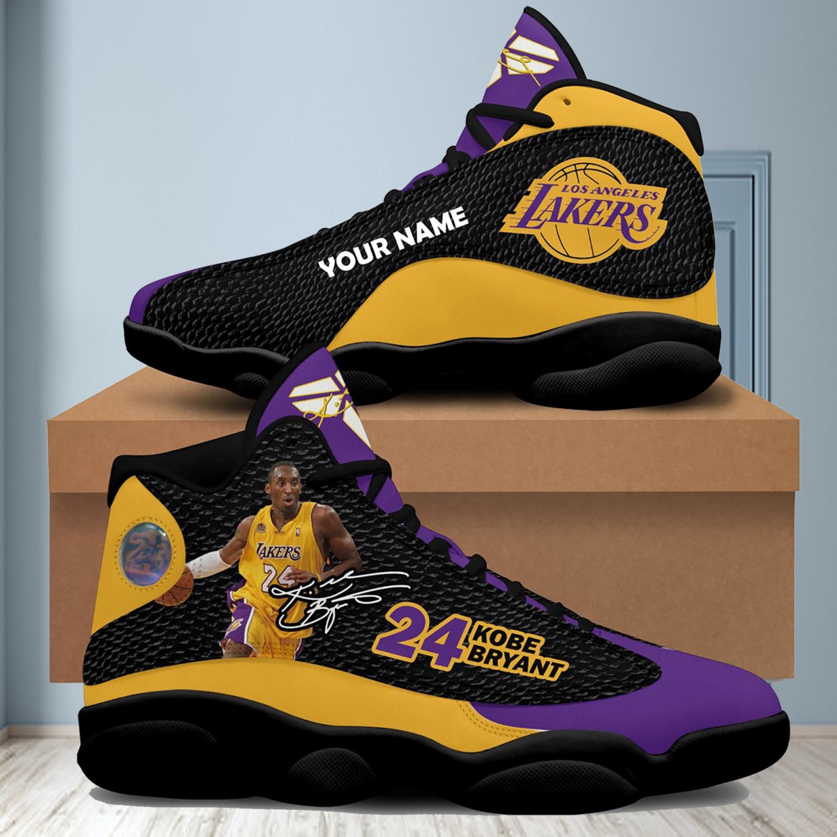 Air Jordan 4 SNES US NBA Jam Custom Acm Shop Kobe Bryant Custom Air Jordan 9 Light Olive Concord Shoes Los Angeles Lakers Sneakers HN