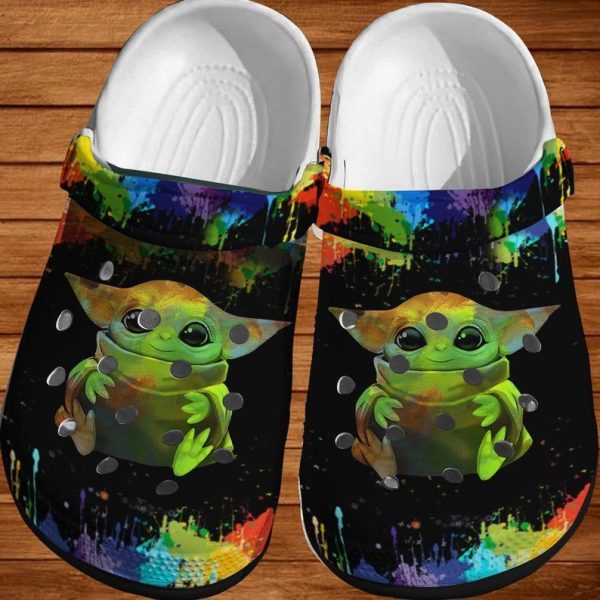 Baby yoda slippers online for men