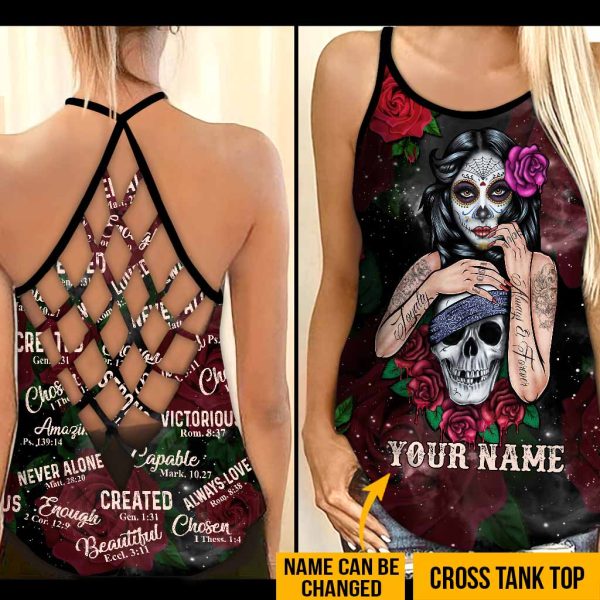 you2bare2b 2bskull2bpersonalized2bcross2btank2btop 4703 avocl