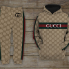 gucci stripe hoodie mk set hps