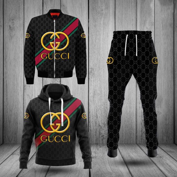 gucci snake Black Jacket Hoodie Sweatpants Pants Luxury Brand Clothing Clothes Outfit For Men HT Berwickpa Shop gucci