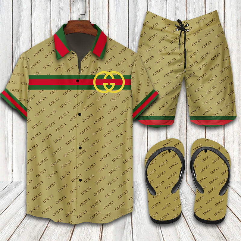 Gucci shirt and shorts on sale set