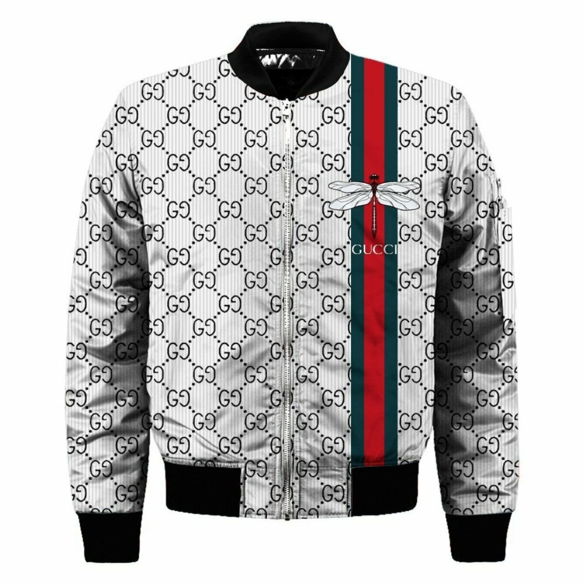 Gucci Dragonfly Bomber Jacket Luxury Brand Clothing Clothes Outfit For Men ND Cdsprovidencia Shop Don C Gives The Jordan Pro Strong A Gucci Vibe