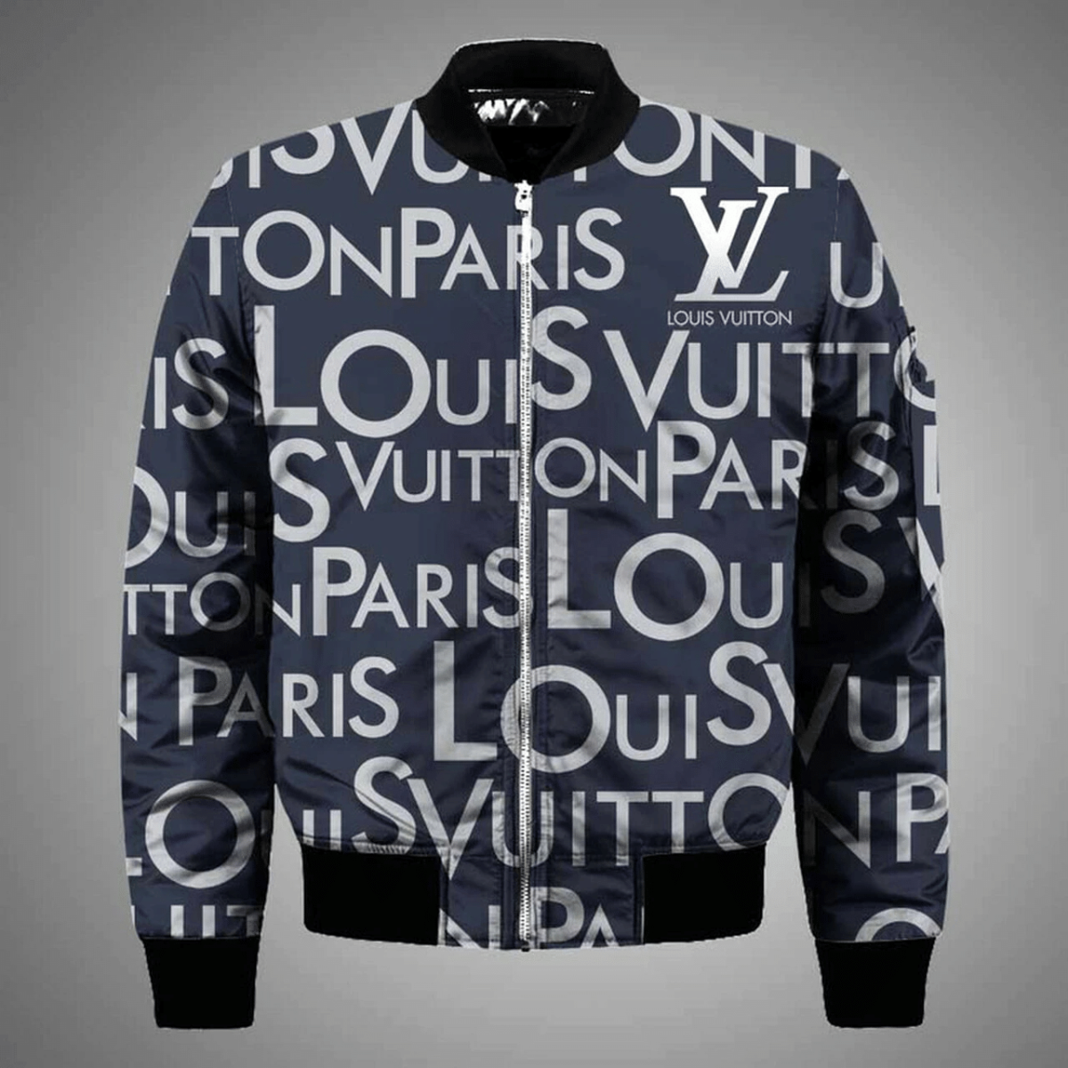 THE BEST Supreme Louis Vuitton Mix Color Luxury Brand Bomber