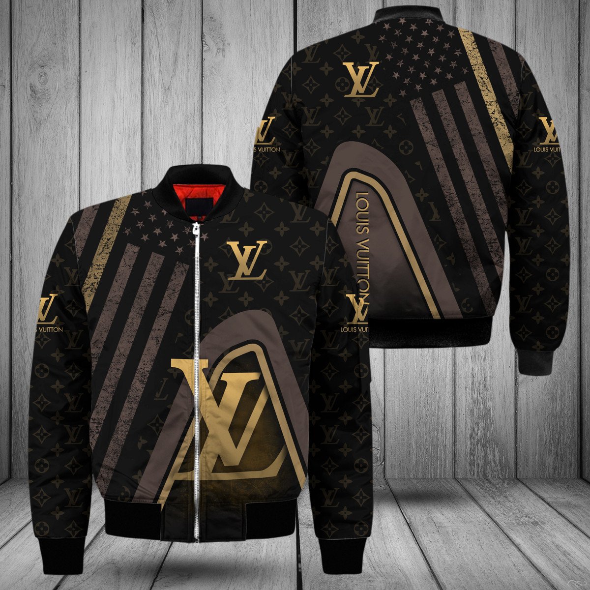 Louis vuitton monogram bomber on sale jacket