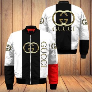 Gucci White Bomber Jacket Sweatpants Pants Luxury Brand Clothing Clothes Outfit For Men ND
