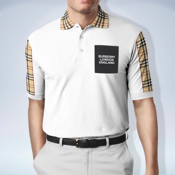 Burberry London England Polo Shirt Luxury Brand Clothing Clothes Golf Tennis Outfit For Men ND Ckso Shop burberry