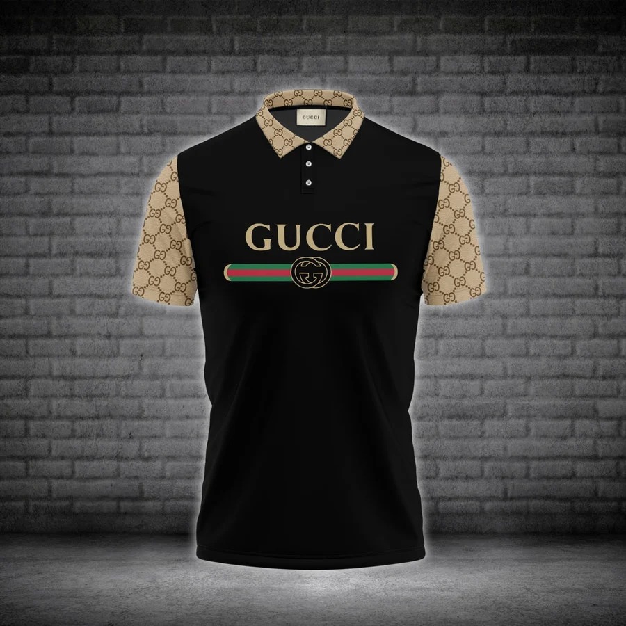 Gucci shirt men black on sale