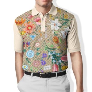 Camaragrancanaria Shop Gucci Flower Polo Shirt Luxury Brand