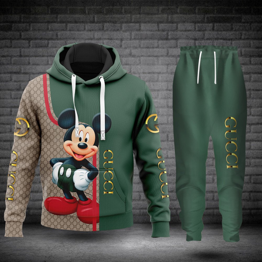 Gucci Mickey Mouse Disney Hoodie Sweatpants Pants Luxury Clothing Clothes  Outfit For Men ND - Camaragrancanaria Shop - air jordan 4 gucci