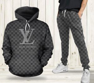 Louis Vuitton White Hoodie LV Luxury Clothing Clothes Outfit For