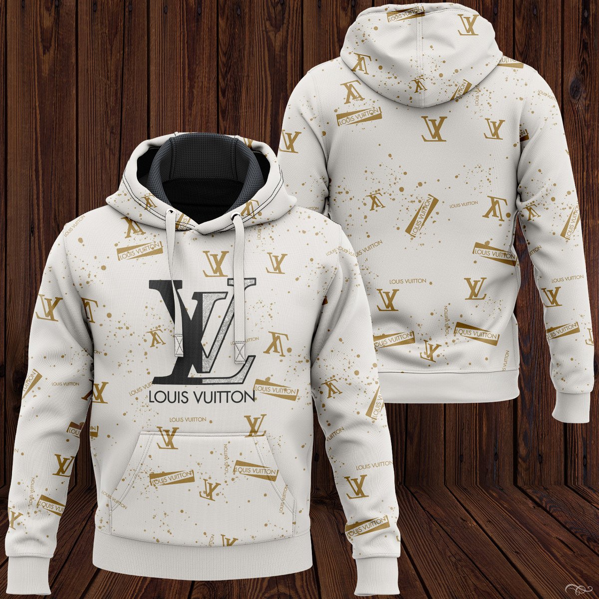 Louis Vuitton Unisex Hoodie For Men Women LV Luxury Brand Clothing Clothes  Outfit HT - Zip Up Hoodie, 2XL