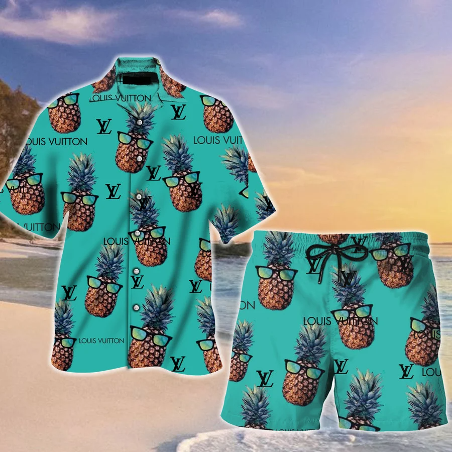 LV Supreme Louis Vuitton Hawaiian 3D Shirt, Vacation Gift For