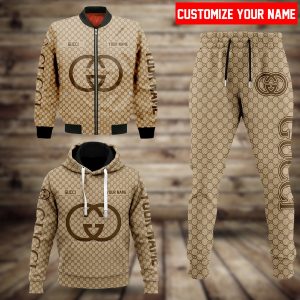 Personalized Gucci Jacket Hoodie Sweatpants Pants Luxury Brand Clothing Clothes Outfit For Men ND