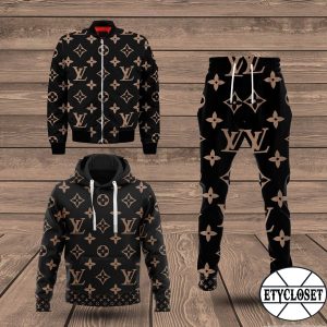 Louis Vuitton Monogram Jacket Hoodie Sweatpants Pants LV Luxury Clothing Clothes Outfit For Men ND
