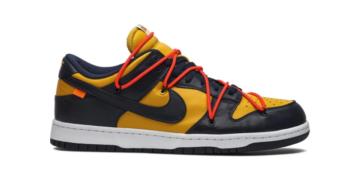 nike dunk low offwhite university gold midnight navyobzuc