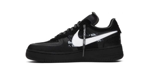 Air force 1 hot sale low off white black