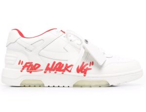 offwhite out of office ooo low tops for walking white white red ss223ebvg