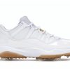 jordan 11 retro low golf white metallic gold1n3ze