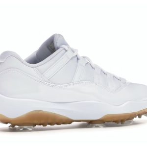 jordan 11 retro low golf white metallic goldxiboc