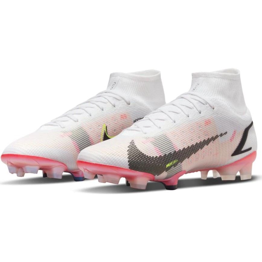 Nike Mercurial Superfly 8 Elite FG White Pink Blast nike air safari vintage beige color Acm Shop