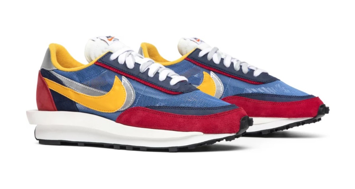 Sacai nike waffle blue online