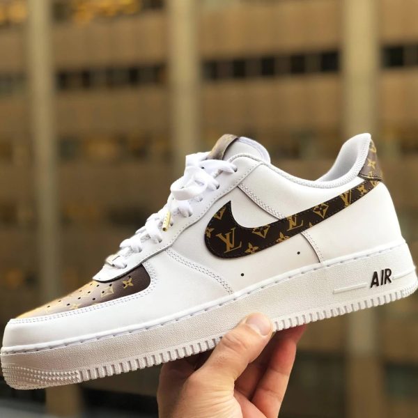 Nike af1 custom lv best sale