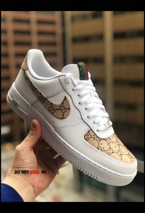 Real Color Gucci Air Force 1 Custom