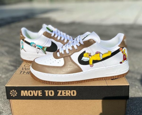 The Simpsons x Rick and Morty Air Force 1 Custom -202208154991420420