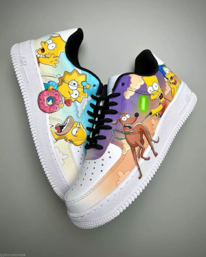 3-The Simpsons Air Force 1 Custom -202207157651420420