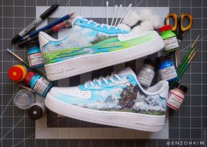 1-Howls Moving Castle Air Force 1 Custom -202207189191420420