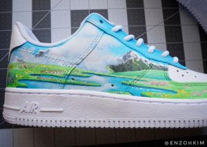 2-Howls Moving Castle Air Force 1 Custom -202207189191420420