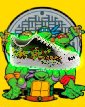 3-Teenage Mutant Ninja Turtles Air Force 1 Custom -2022111353081420420
