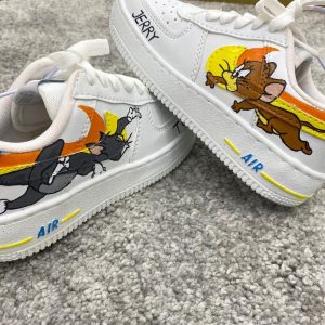 3-Tom And Jerry Air Force 1 Custom -2022111546081420420
