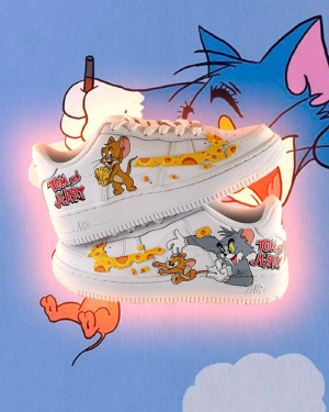 tom and jerry air force 1 custom 2022111397781420420