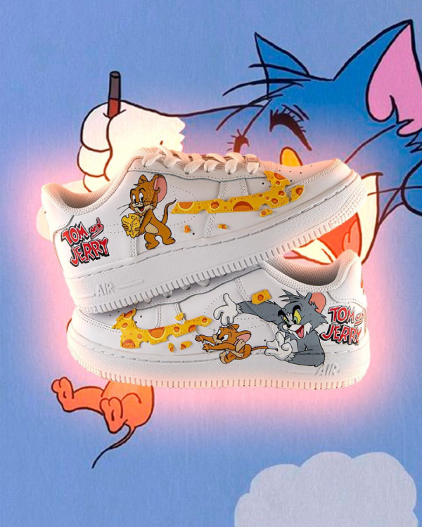 Tom and Jerry Air Force 1 Custom -2022111397781420420