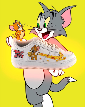 4-Tom and Jerry Air Force 1 Custom -2022111397781420420