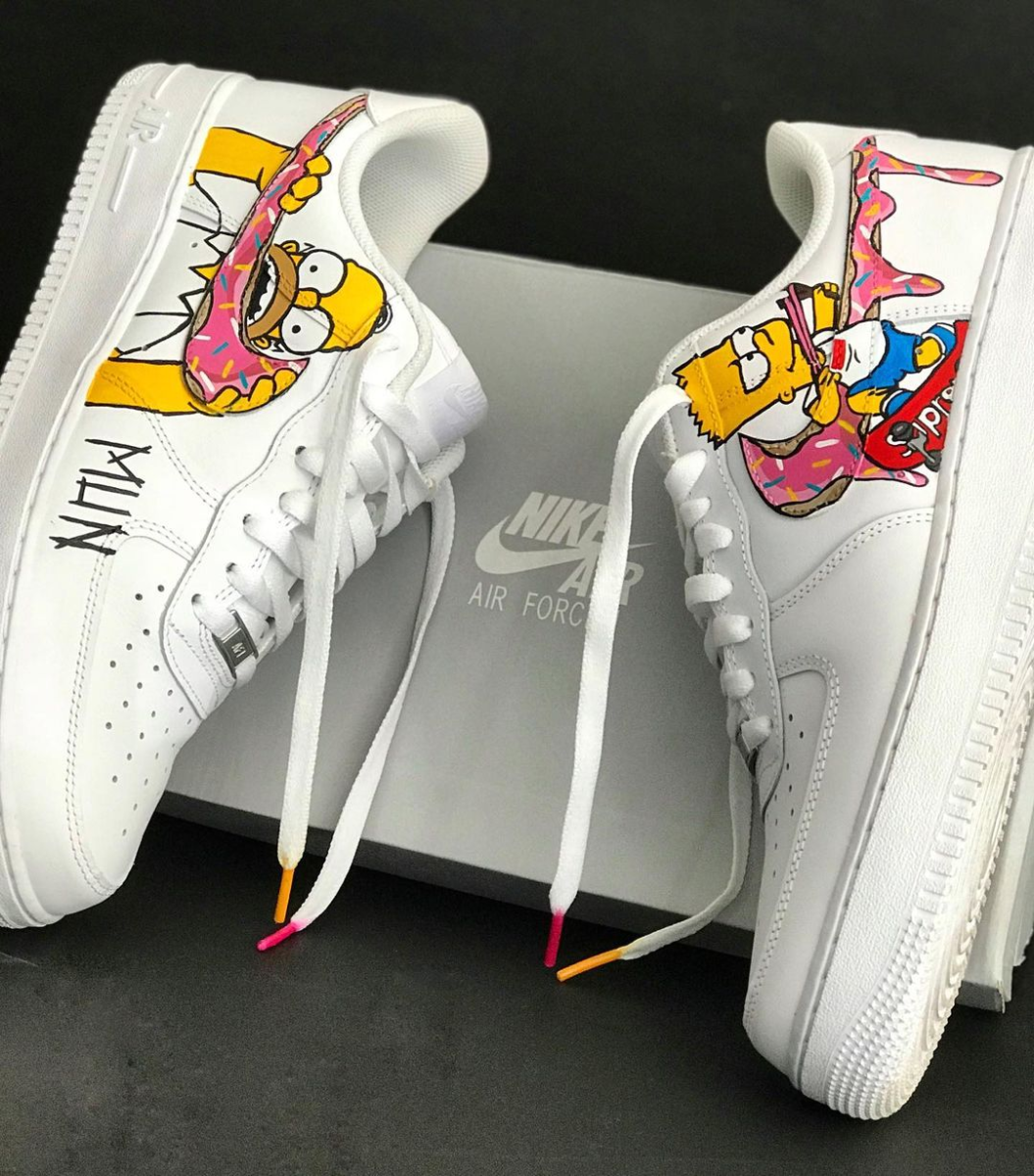 1 the simpsons air force 1 custom 2022111396681420420