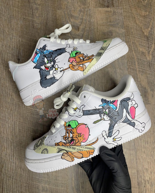 Tom and Jerry Air Force 1 Custom -2022111341081420420