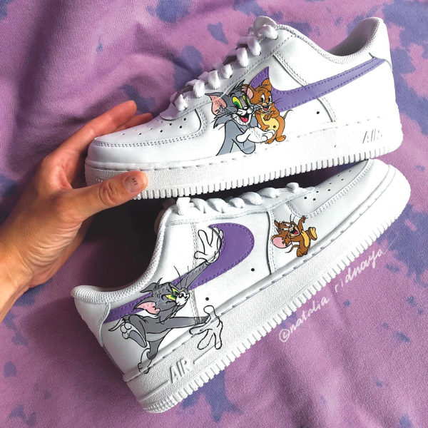 Tom and Jerry Air Force 1 Custom -2022111397881420420