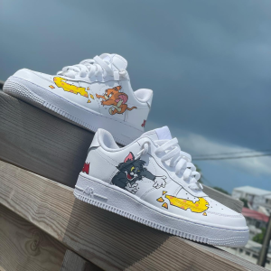tom and jerry air force 1 custom 2022111291783420420