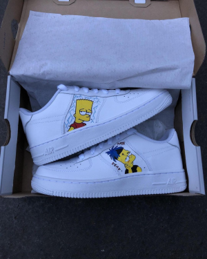 The Simpsons Air Force 1 Custom