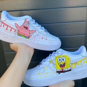 SpongeBob SquarePants amp Air Force 1 Custom Nike amp Air Force 1 Low 82 Taxi Acm Shop