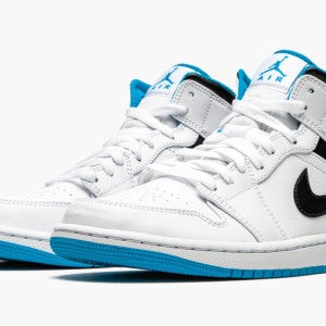 2 air jordan 1 mid white laser blue 2799 22074