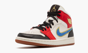 4-Wmns Air Jordan 1 Mid Se "Let(Her)Man" - 2799-29848